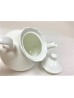 Fine Porcelain Tea Pot in White With Gift Box